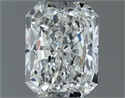 Natural Diamond 0.50 Carats, Radiant with  Cut, H Color, VS2 Clarity and Certified by GIA