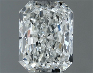 Picture of Natural Diamond 0.50 Carats, Radiant with  Cut, H Color, VS2 Clarity and Certified by GIA