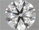 Natural Diamond 0.86 Carats, Round with Excellent Cut, I Color, VS2 Clarity and Certified by GIA