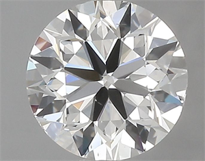 Picture of Natural Diamond 0.86 Carats, Round with Excellent Cut, I Color, VS2 Clarity and Certified by GIA