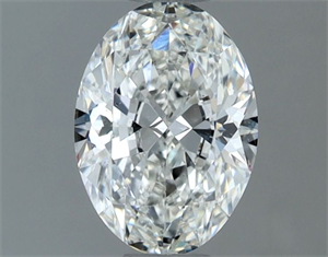 Picture of Natural Diamond 0.90 Carats, Oval with  Cut, G Color, VS2 Clarity and Certified by GIA