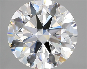Picture of Lab Grown Diamond 3.03 Carats, Round with Ideal Cut, D Color, VVS1 Clarity and Certified by IGI