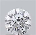 Natural Diamond 0.70 Carats, Round with Excellent Cut, D Color, VVS1 Clarity and Certified by GIA