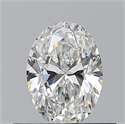 Natural Diamond 0.50 Carats, Oval with  Cut, G Color, VS1 Clarity and Certified by GIA