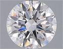 Del inventario de diamantes de laboratorio, 1.45 quilates, Redondo , Color D, claridad VVS2 y certificado IGI