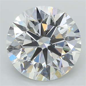 Picture of Lab Grown Diamond 6.07 Carats, Round with Ideal Cut, E Color, VS1 Clarity and Certified by IGI