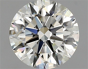 Picture of Natural Diamond 0.82 Carats, Round with Excellent Cut, J Color, IF Clarity and Certified by GIA