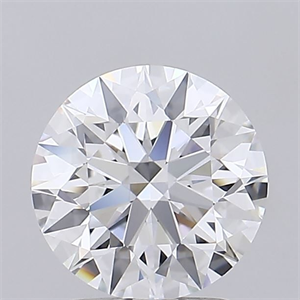 Picture of Lab Grown Diamond 2.10 Carats, Round with Excellent Cut, E Color, VVS2 Clarity and Certified by IGI