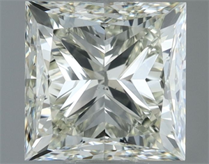 Picture of Natural Diamond 1.00 Carats, Princess with  Cut, K Color, VS1 Clarity and Certified by IGI