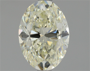 Picture of Natural Diamond 1.50 Carats, Oval with  Cut, N Color, SI1 Clarity and Certified by GIA