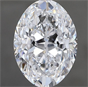Natural Diamond 2.01 Carats, Oval with  Cut, D Color, VVS2 Clarity and Certified by GIA