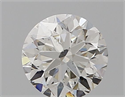 Natural Diamond 0.40 Carats, Round with Very Good Cut, H Color, SI1 Clarity and Certified by GIA