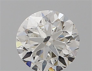 Picture of Natural Diamond 0.40 Carats, Round with Very Good Cut, H Color, SI1 Clarity and Certified by GIA