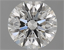 Natural Diamond 0.80 Carats, Round with Excellent Cut, H Color, VS2 Clarity and Certified by GIA