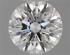 Picture of Natural Diamond 0.80 Carats, Round with Excellent Cut, H Color, VS2 Clarity and Certified by GIA