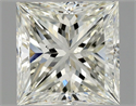 Natural Diamond 1.01 Carats, Princess with  Cut, J Color, VS2 Clarity and Certified by GIA
