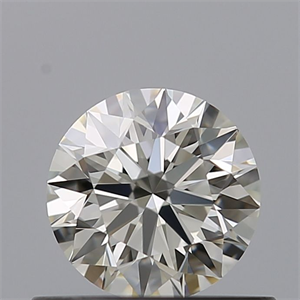 Picture of Natural Diamond 0.53 Carats, Round with Excellent Cut, H Color, VVS1 Clarity and Certified by IGI