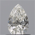 Natural Diamond 0.51 Carats, Pear with  Cut, G Color, VVS1 Clarity and Certified by GIA