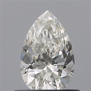 Picture of Natural Diamond 0.51 Carats, Pear with  Cut, G Color, VVS1 Clarity and Certified by GIA