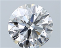 Diamante Natural 0.80 quilates, Redondo , Color F, claridad VS2 y certificado GIA