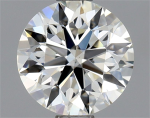 Picture of Natural Diamond 0.85 Carats, Round with Excellent Cut, I Color, VS2 Clarity and Certified by GIA