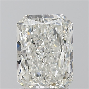 Picture of Natural Diamond 1.50 Carats, Radiant with  Cut, H Color, SI2 Clarity and Certified by GIA