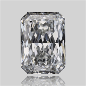 Foto Diamante Natural 0.71 quilates, Radiante , Color F, claridad VVS1 y certificado GIA de
