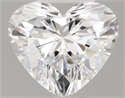 Natural Diamond 0.38 Carats, Heart with  Cut, D Color, VS1 Clarity and Certified by GIA
