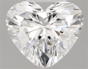Picture of Natural Diamond 0.38 Carats, Heart with  Cut, D Color, VS1 Clarity and Certified by GIA