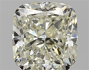 Foto Diamante Natural 1.49 quilates, Del cojín , Color M, claridad VVS2 y certificado GIA de