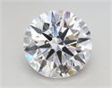 Lab Grown Diamond 3.72 Carats, Round with Excellent Cut, E Color, VVS1 Clarity and Certified by GIA