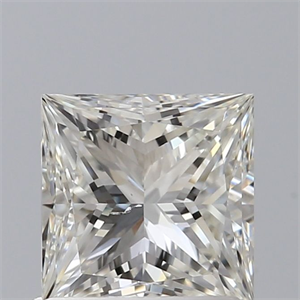 Picture of Natural Diamond 1.01 Carats, Princess with  Cut, H Color, SI1 Clarity and Certified by GIA