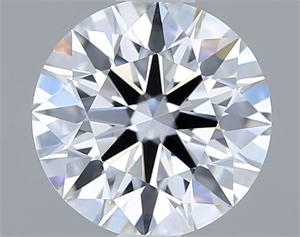 Picture of Lab Grown Diamond 1.06 Carats, Round with Excellent Cut, D Color, VS1 Clarity and Certified by IGI
