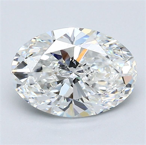 Picture of Natural Diamond 1.81 Carats, Oval with  Cut, F Color, VS1 Clarity and Certified by GIA