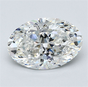 Picture of Natural Diamond 2.52 Carats, Oval with  Cut, F Color, VS1 Clarity and Certified by GIA
