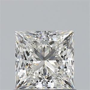 Picture of Natural Diamond 0.80 Carats, Princess with  Cut, I Color, VVS1 Clarity and Certified by GIA