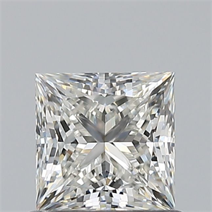 Picture of Natural Diamond 0.80 Carats, Princess with  Cut, I Color, VVS1 Clarity and Certified by GIA