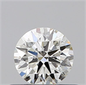 Diamante Natural 0.45 quilates, Redondo , Color J, claridad VVS1 y certificado GIA