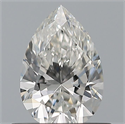 Diamante Natural 0.53 quilates, De pera , Color H, claridad VVS1 y certificado GIA
