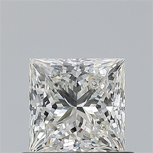 Picture of Natural Diamond 0.71 Carats, Princess with  Cut, H Color, VVS1 Clarity and Certified by GIA