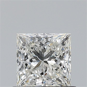Picture of Natural Diamond 0.71 Carats, Princess with  Cut, H Color, VVS1 Clarity and Certified by GIA