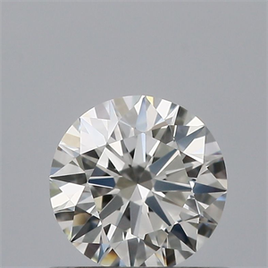 Picture of Natural Diamond 0.50 Carats, Round with Excellent Cut, H Color, VVS1 Clarity and Certified by IGI