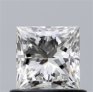 Picture of Natural Diamond 0.71 Carats, Princess with  Cut, I Color, VS2 Clarity and Certified by GIA