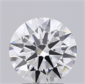 Lab Grown Diamond 2.38 Carats, Round with Ideal Cut, E Color, VS1 Clarity and Certified by IGI