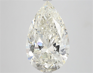 Picture of Natural Diamond 5.04 Carats, Pear with  Cut, J Color, SI2 Clarity and Certified by GIA