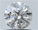 Diamante Natural 0.80 quilates, Redondo , Color I, claridad VS2 y certificado GIA