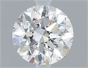 Diamante Natural 0.50 quilates, Redondo , Color F, claridad VVS1 y certificado GIA