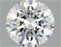 Del inventario de diamantes de laboratorio, 2.06 quilates, Redondo , Color E, claridad VVS2 y certificado IGI