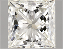 Natural Diamond 1.50 Carats, Princess with  Cut, J Color, VVS1 Clarity and Certified by IGI
