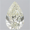 Natural Diamond 3.01 Carats, Pear with  Cut, J Color, SI2 Clarity and Certified by IGI